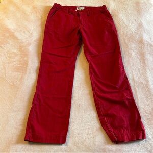 Express red slim fit chinos size 29X30 casual preppy